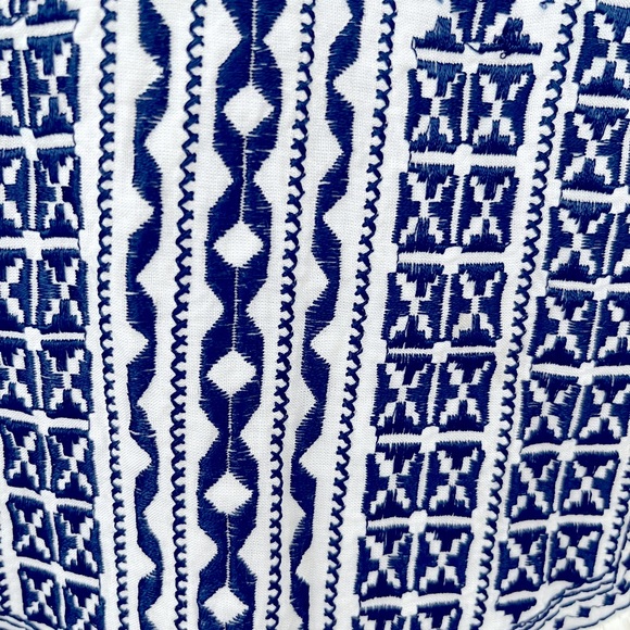 NWT Raj size small gorgeous navy and white boho tunic - Picture 5 of 15